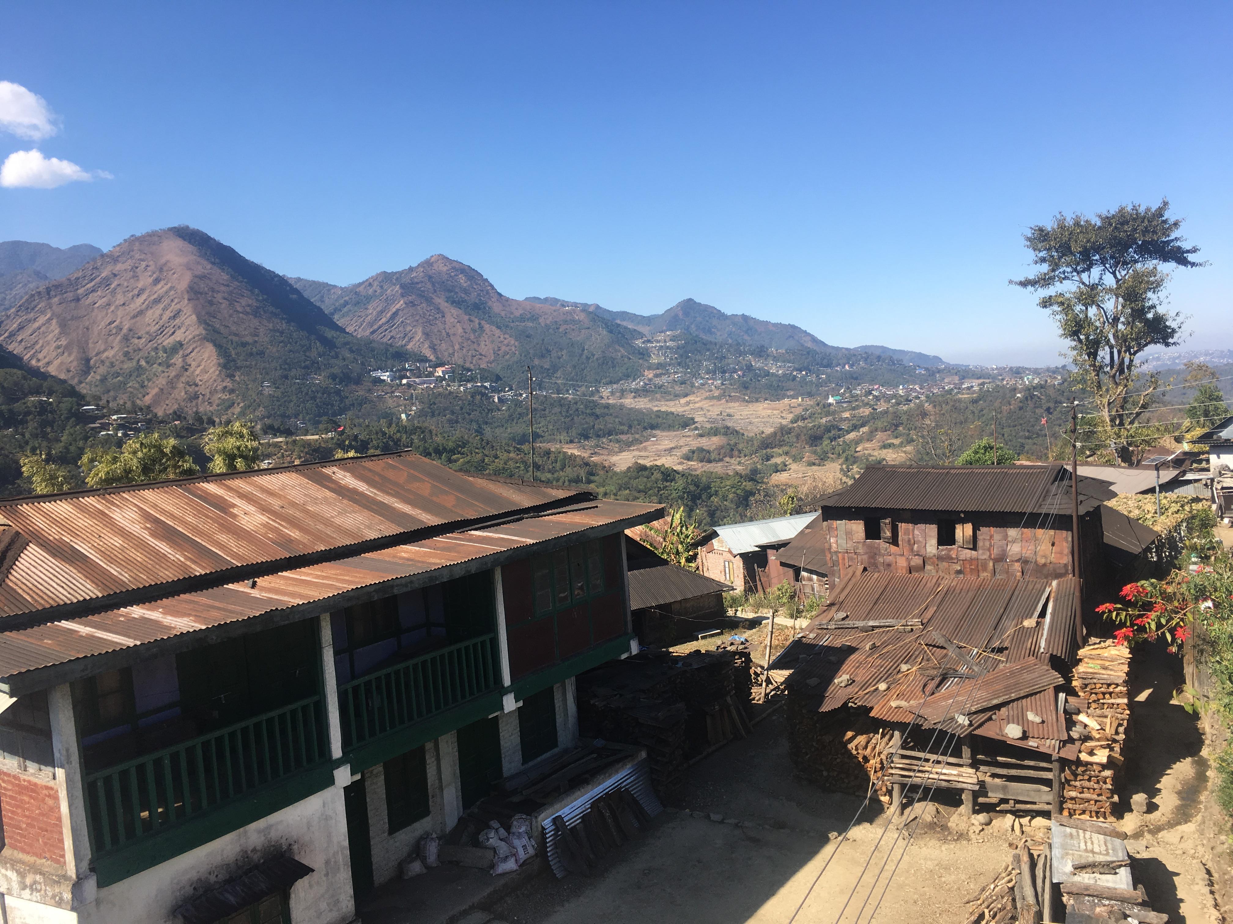 A traditional Angami house in Viswema offering homestay accommodation