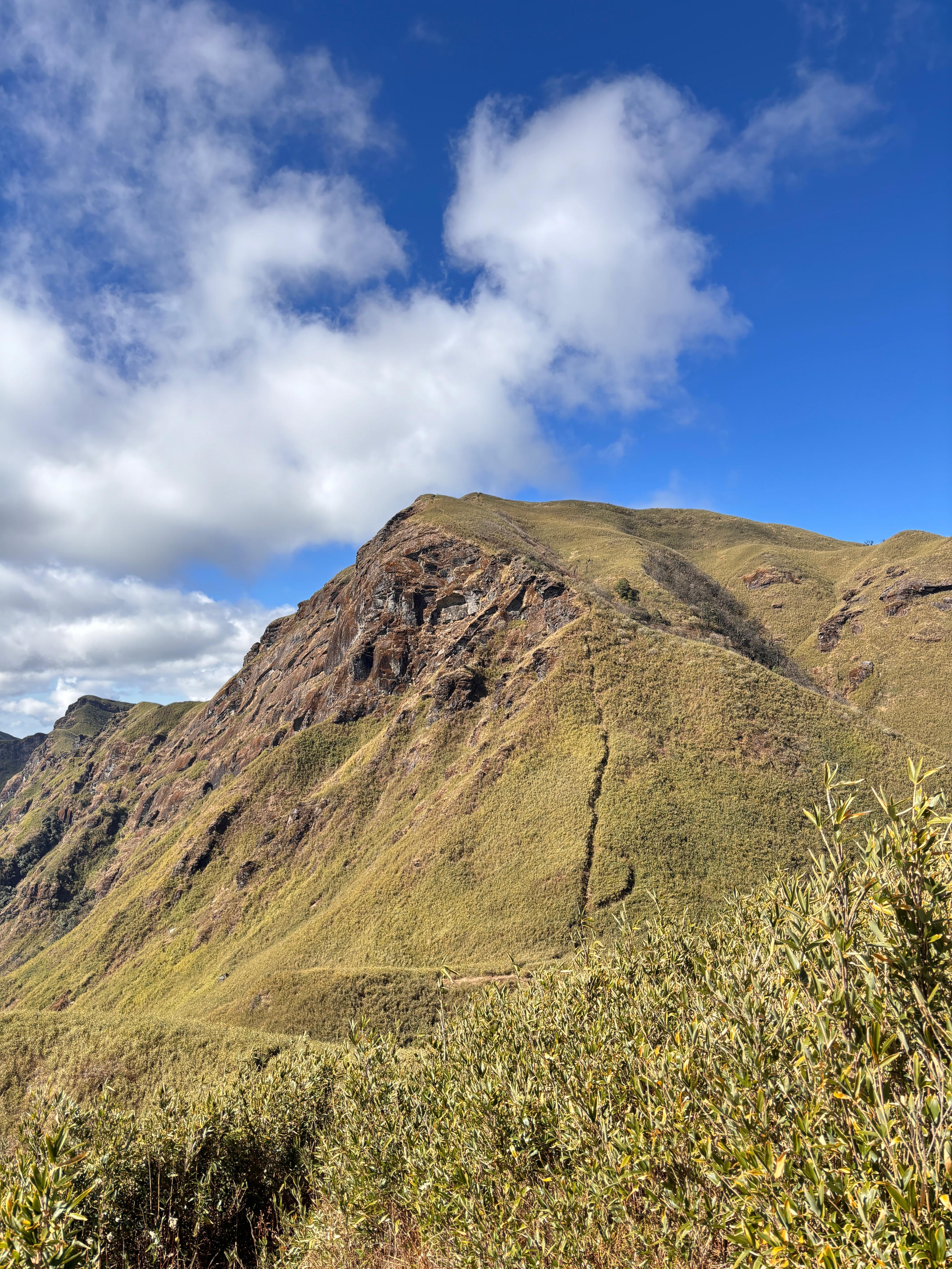 Mount Tempü rising on the Viswema skyline south of the village